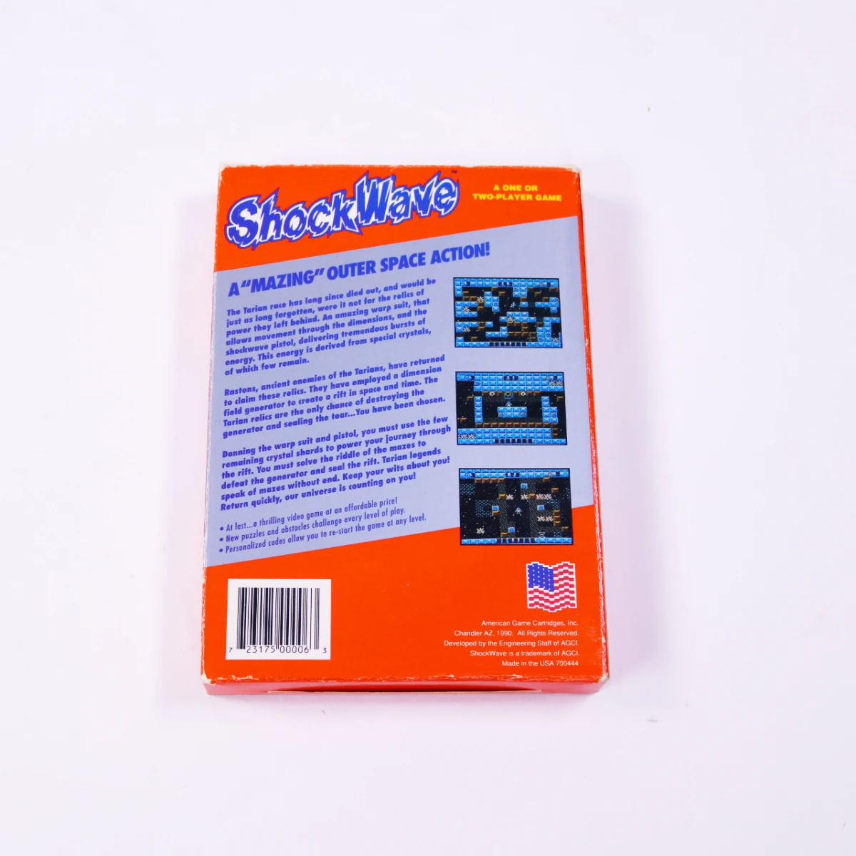 NES - ShockWave - USA - Boxed CIB - American Game Cartridges - productfoto 4