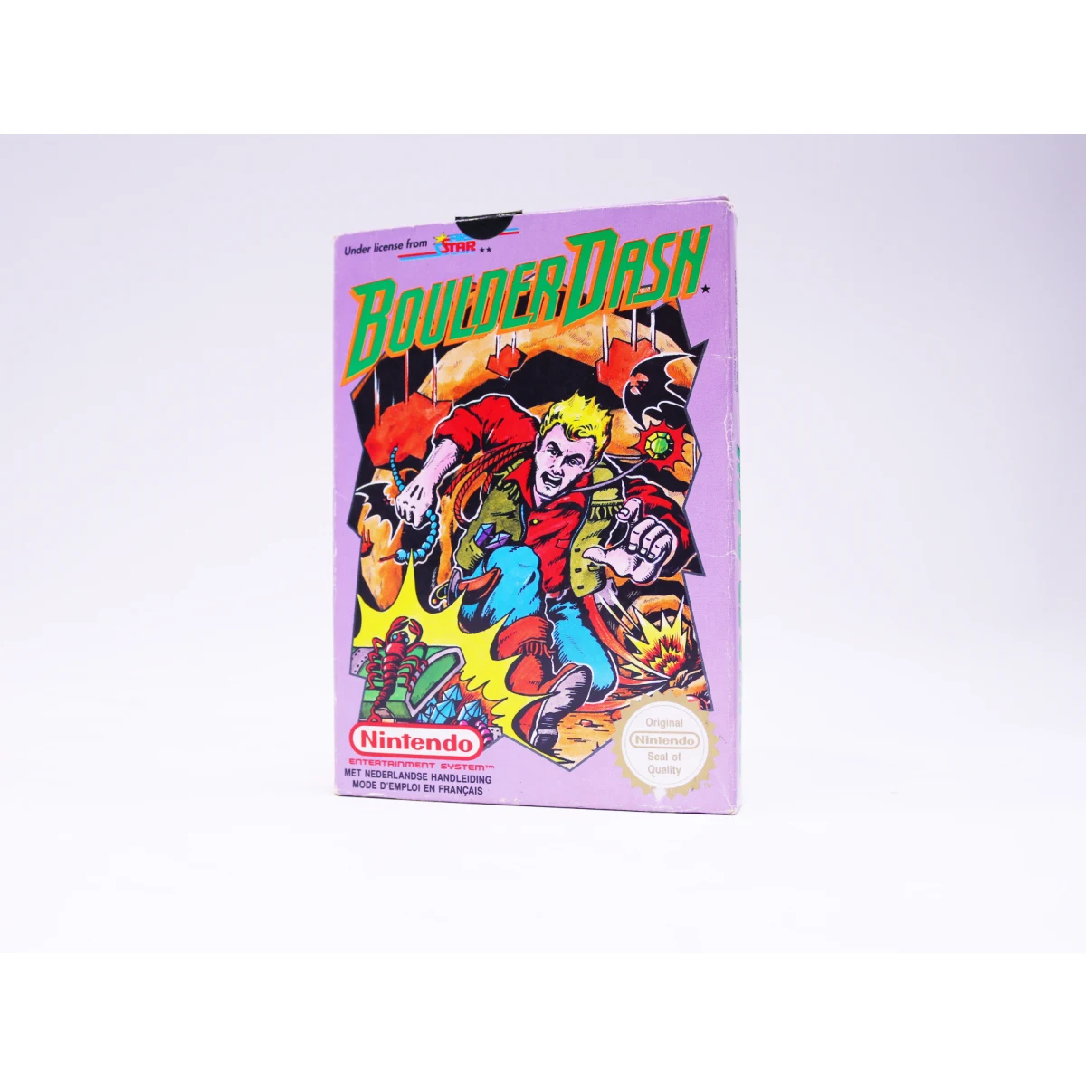 NES - Boulder Dash - Boxed CIB - First Star Software - productfoto 10