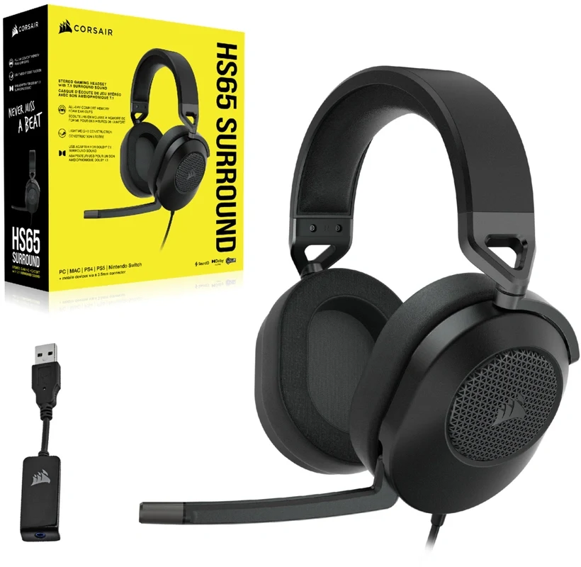 HS65 Surround Zwart