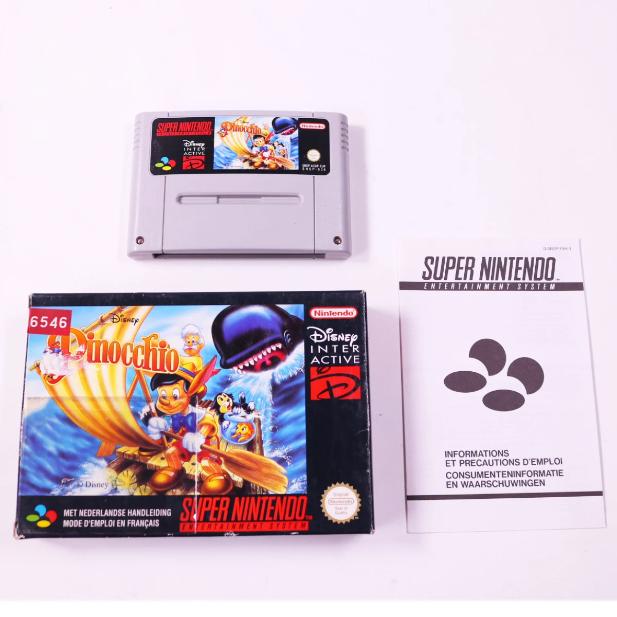 SNES - Pinocchio - Boxed