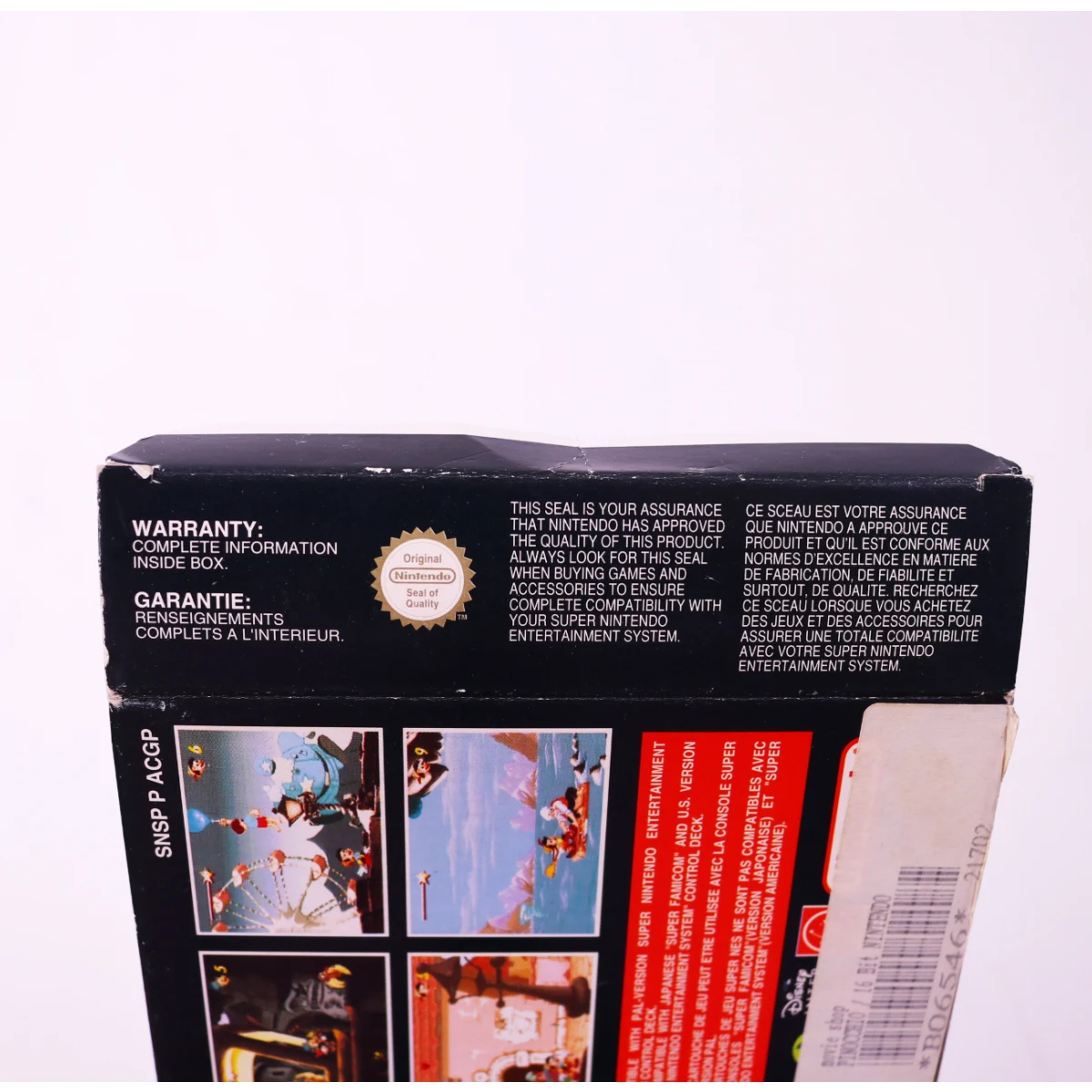 SNES - Pinocchio - Boxed - Virgin Interactive - productfoto 6