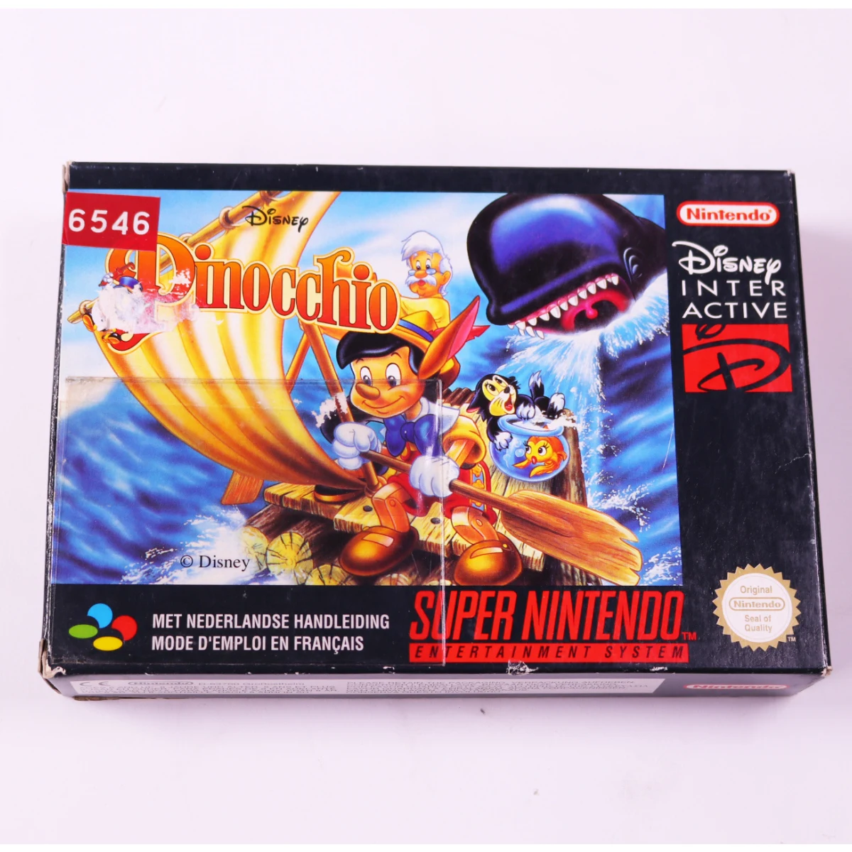 SNES - Pinocchio - Boxed - Virgin Interactive - productfoto 3