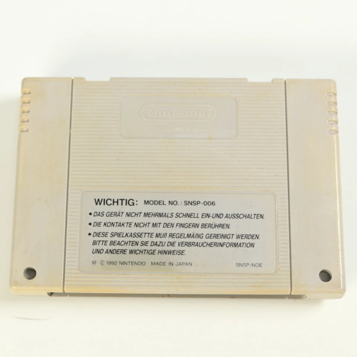 SNES - Aladdin - Capcom - productfoto 2