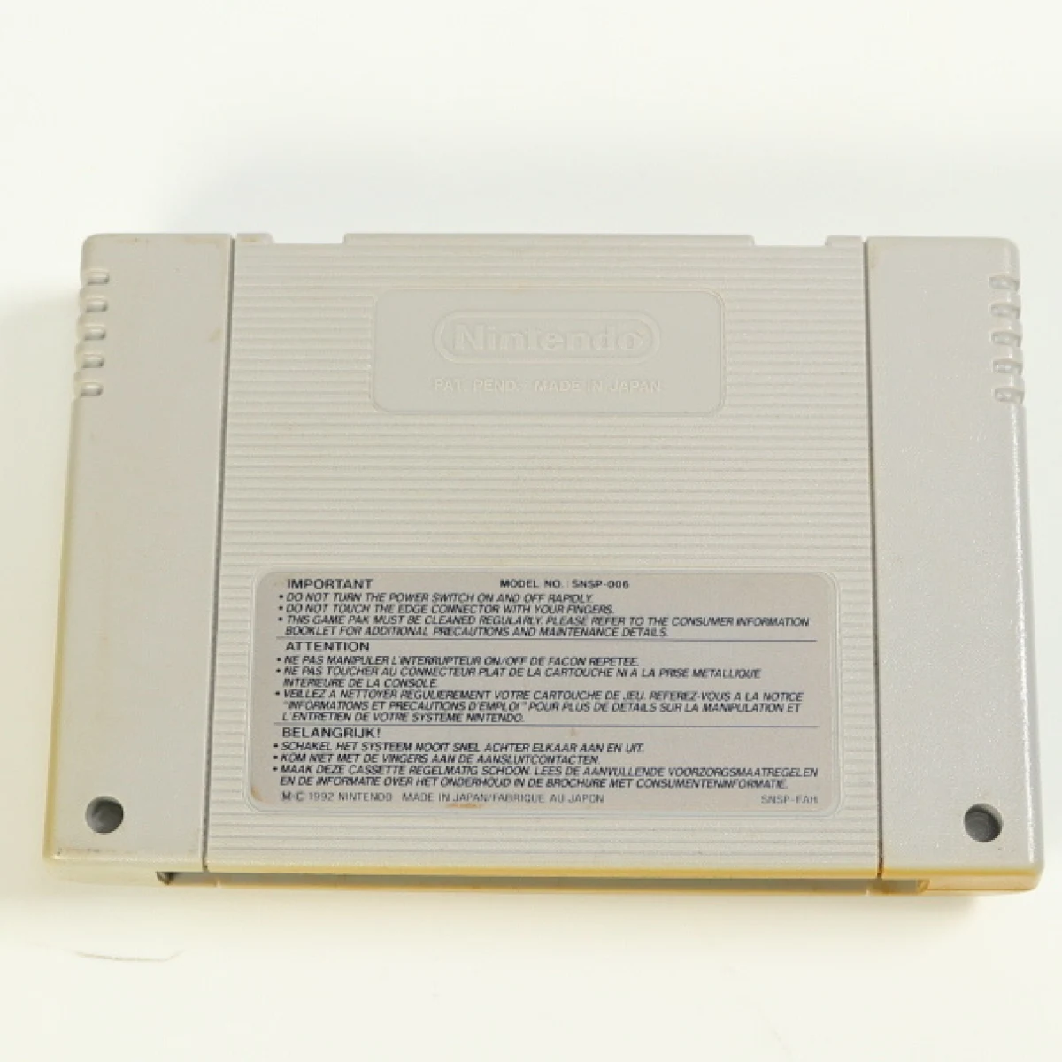 SNES - Asterix - Infogrames - productfoto 2