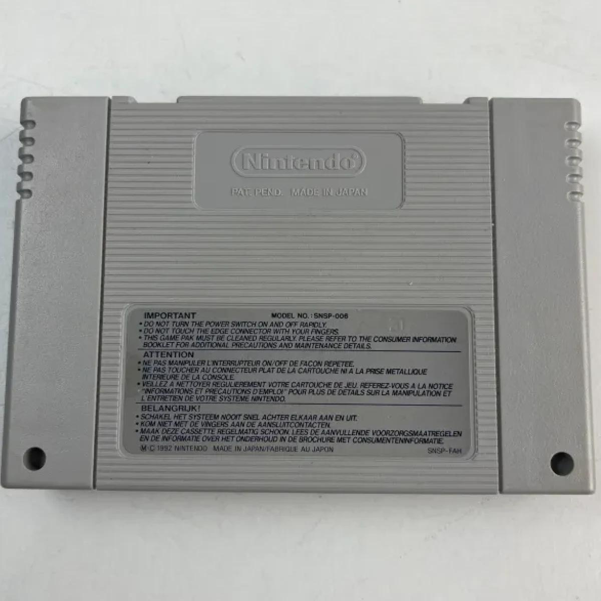 SNES - Mortal Kombat - Midway Games - productfoto 2