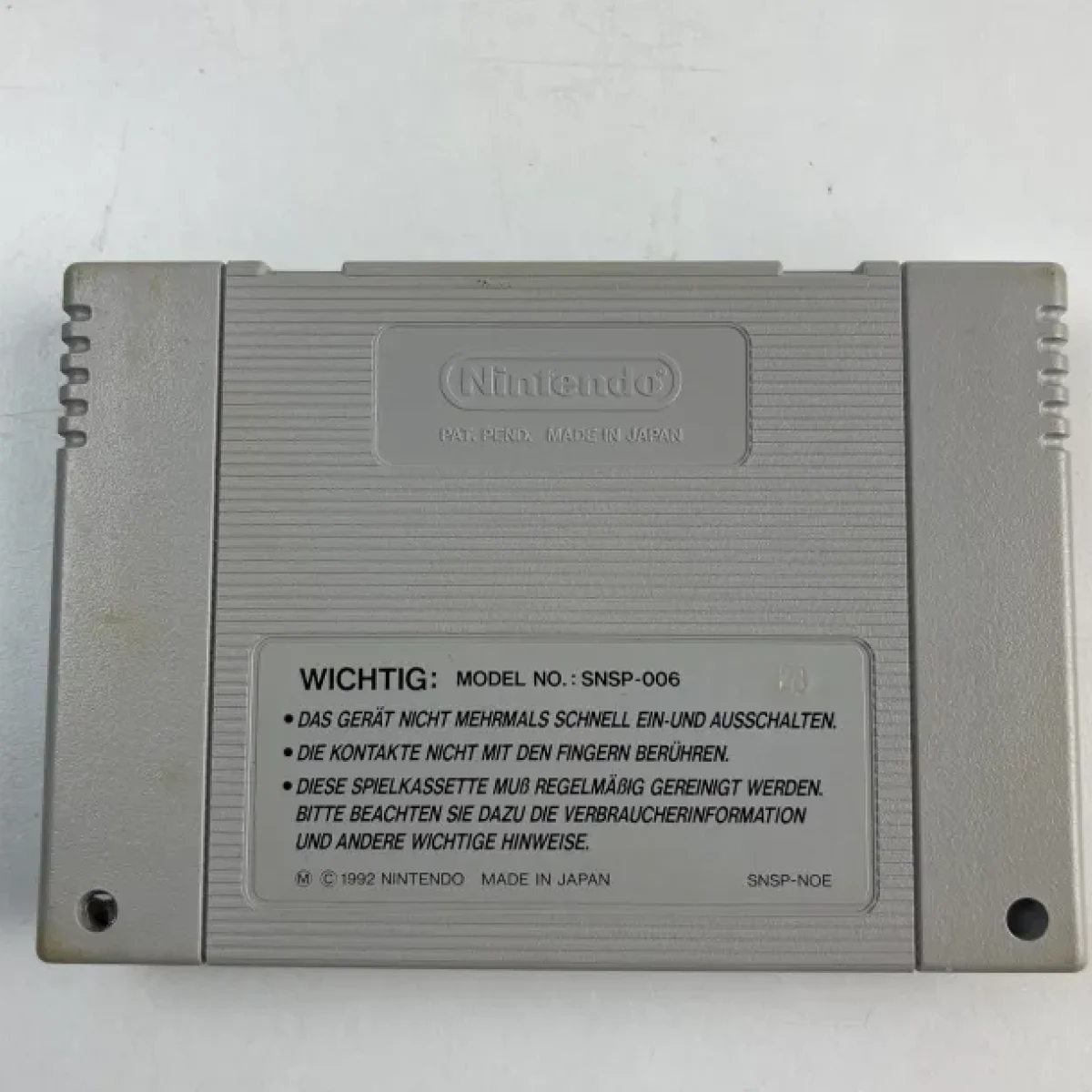 SNES - Cybernator - Masaya - productfoto 2