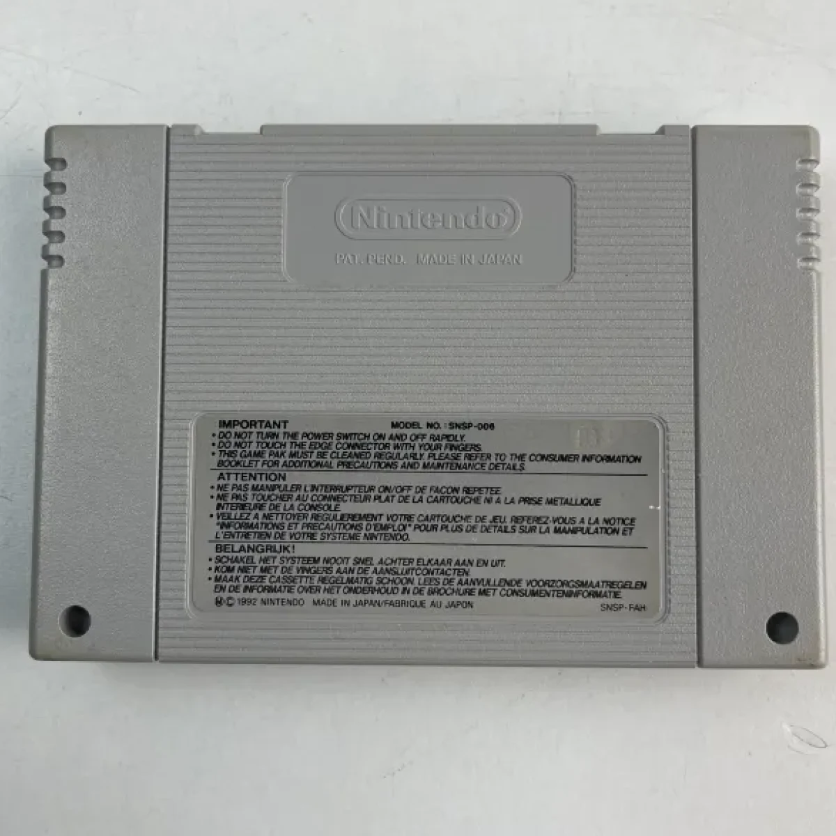 SNES - Super R-Type - Irem - productfoto 2