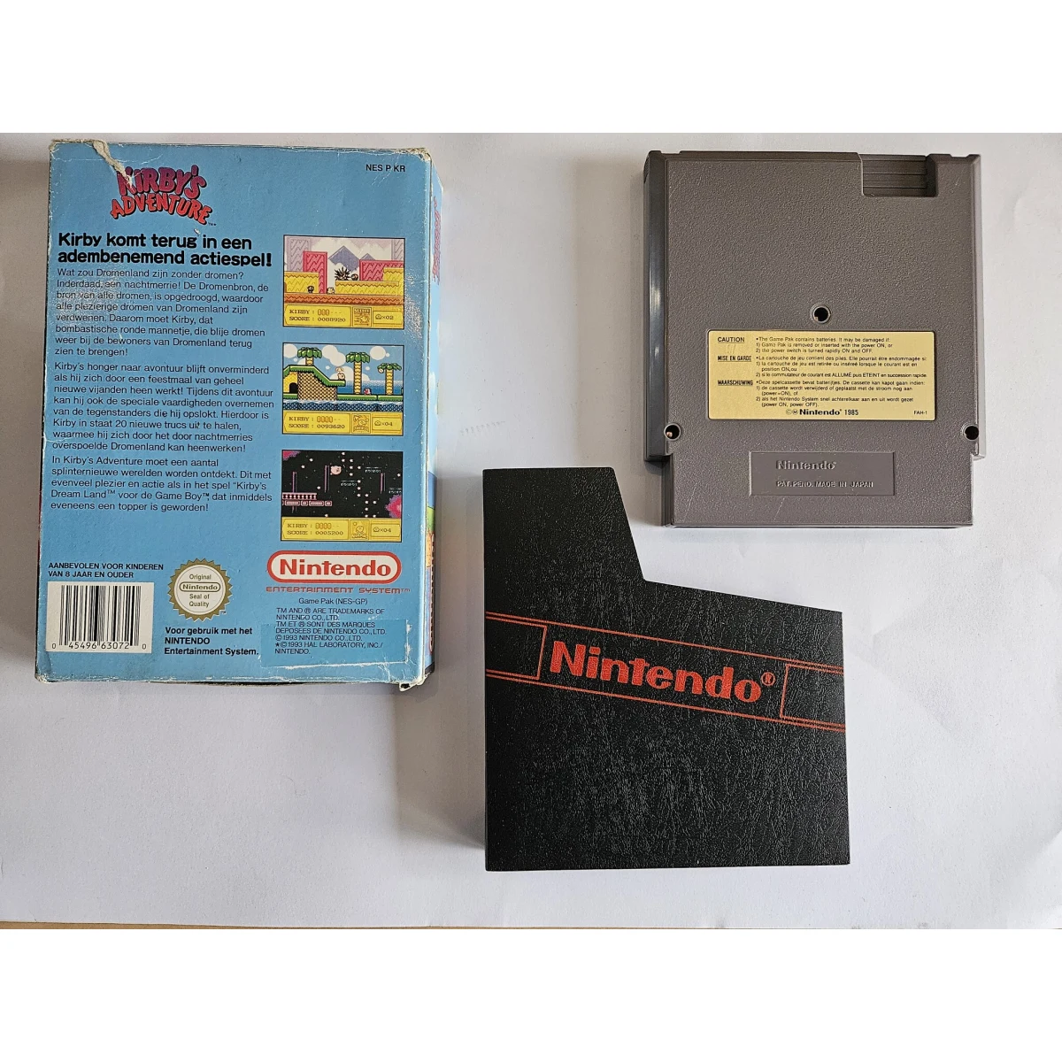NES - Kirby's Adventure - Boxed - Nintendo - productfoto 2