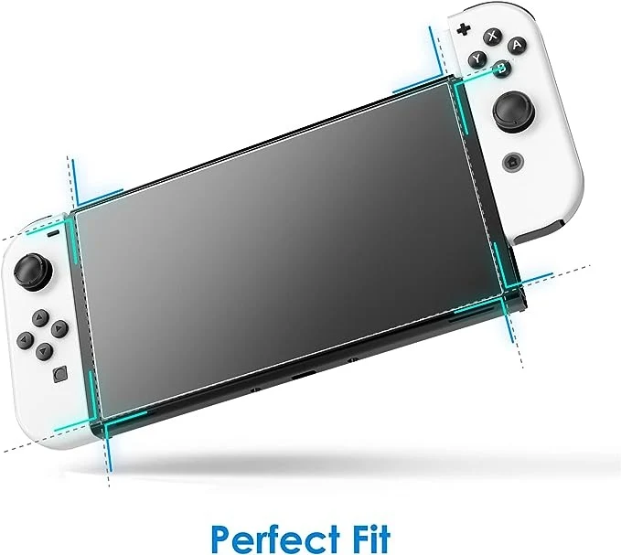 JETech Schermbeschermer Nintendo Switch (OLED Model) 2 stuks - JETech - productfoto 5