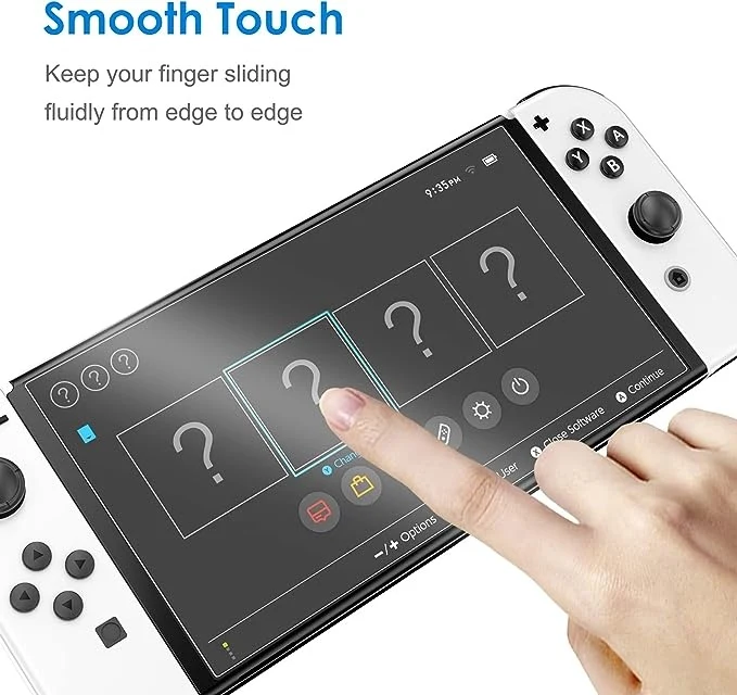 JETech Schermbeschermer Nintendo Switch (OLED Model) 2 stuks - JETech - productfoto 3