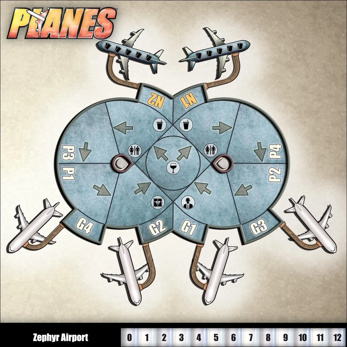Planes - Bordspel - Alderac Entertainment Group - productfoto 3