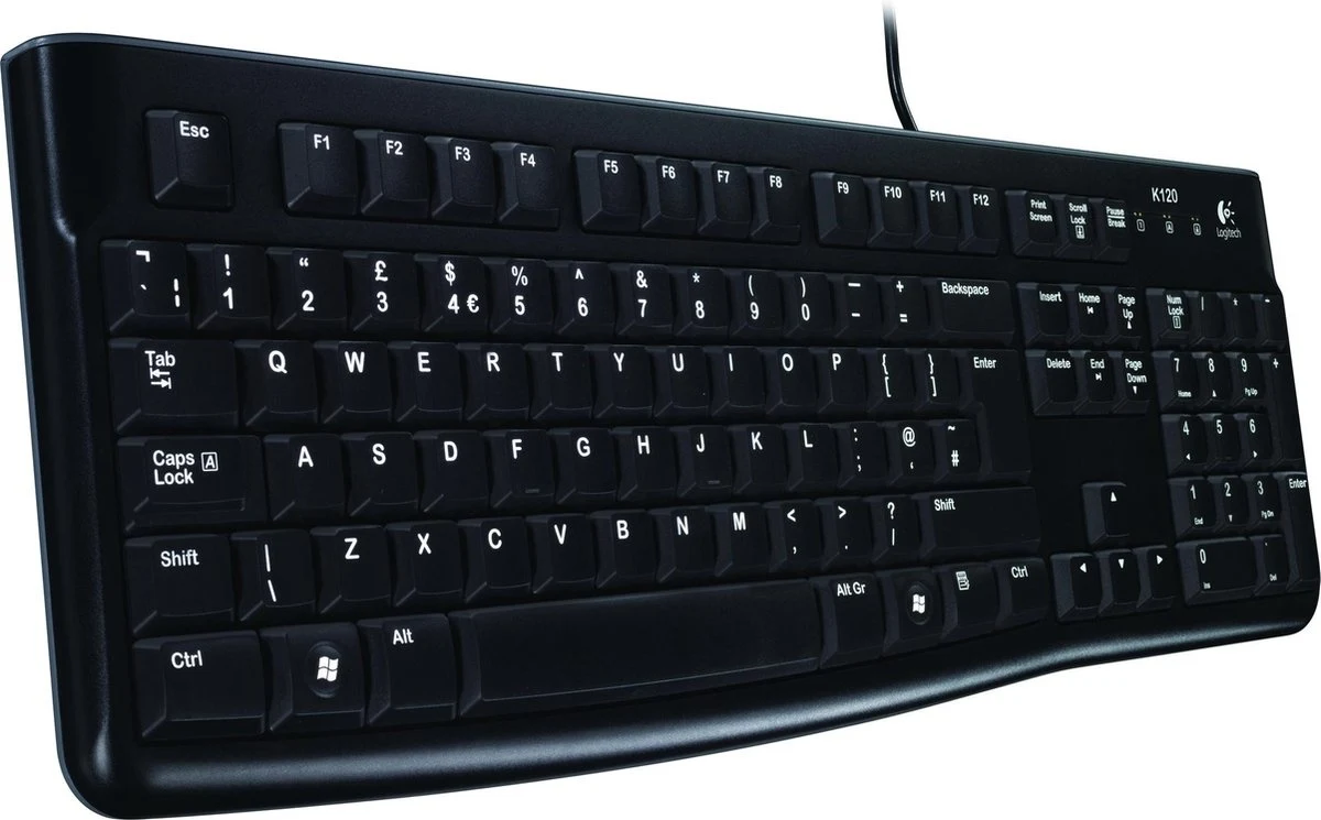 K120 Toetsenbord | Full - Membraan (QWERTY NL) - Logitech - productfoto 2