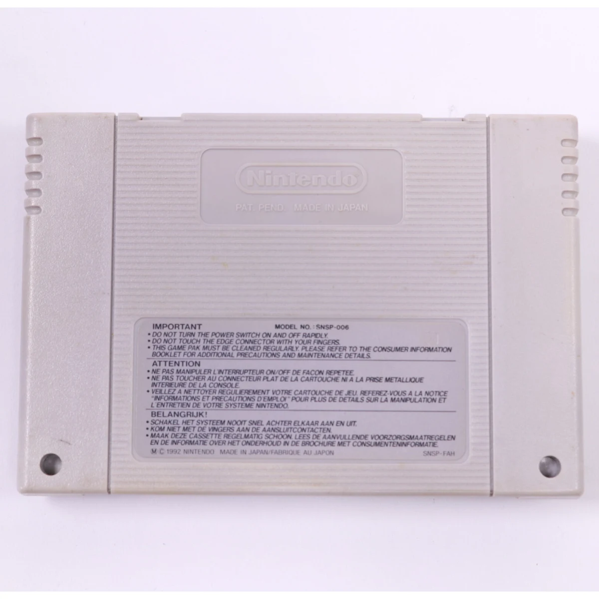 SNES - Super Battletank - Absolute Entertainment - productfoto 2