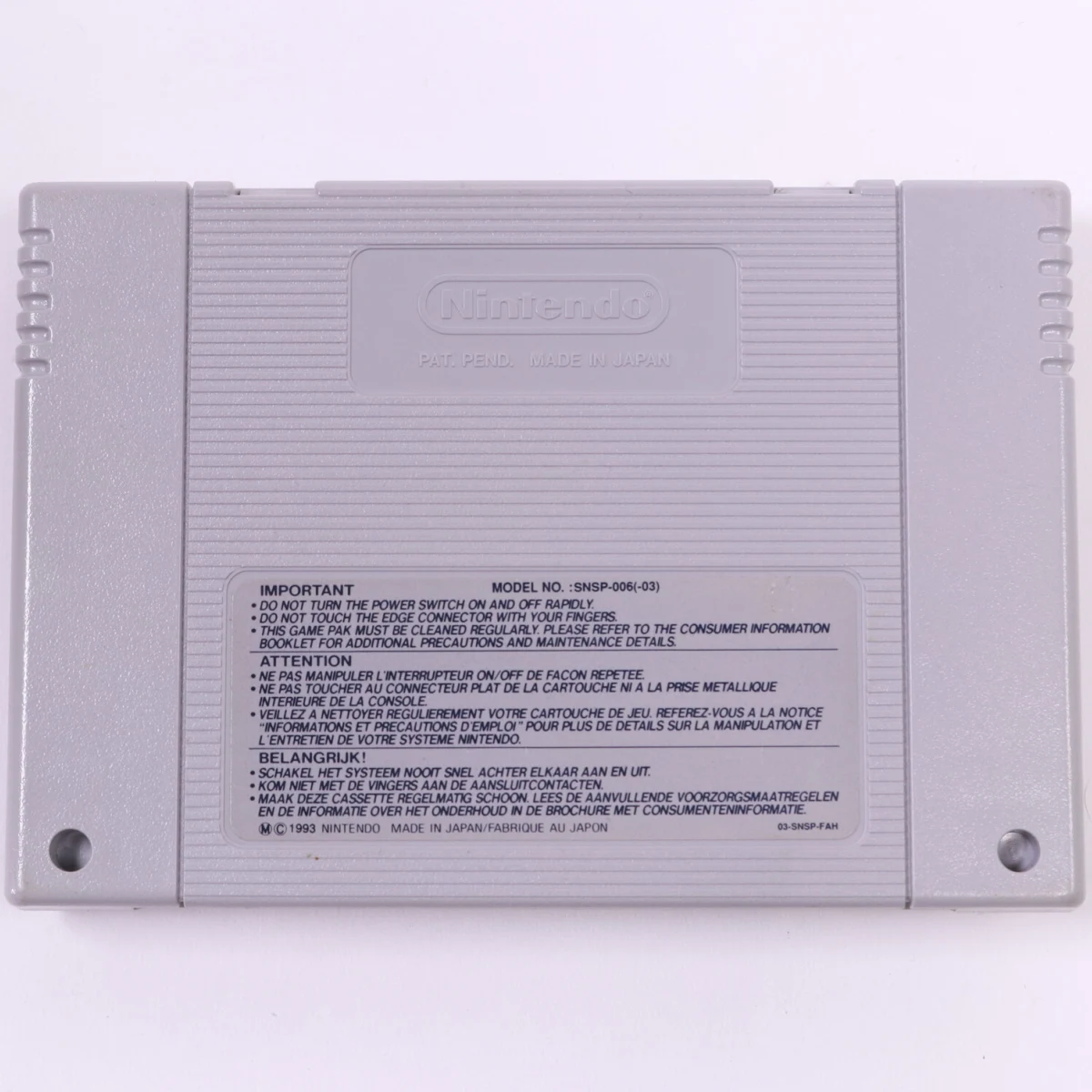SNES - Stunt Race - Nintendo - productfoto 2