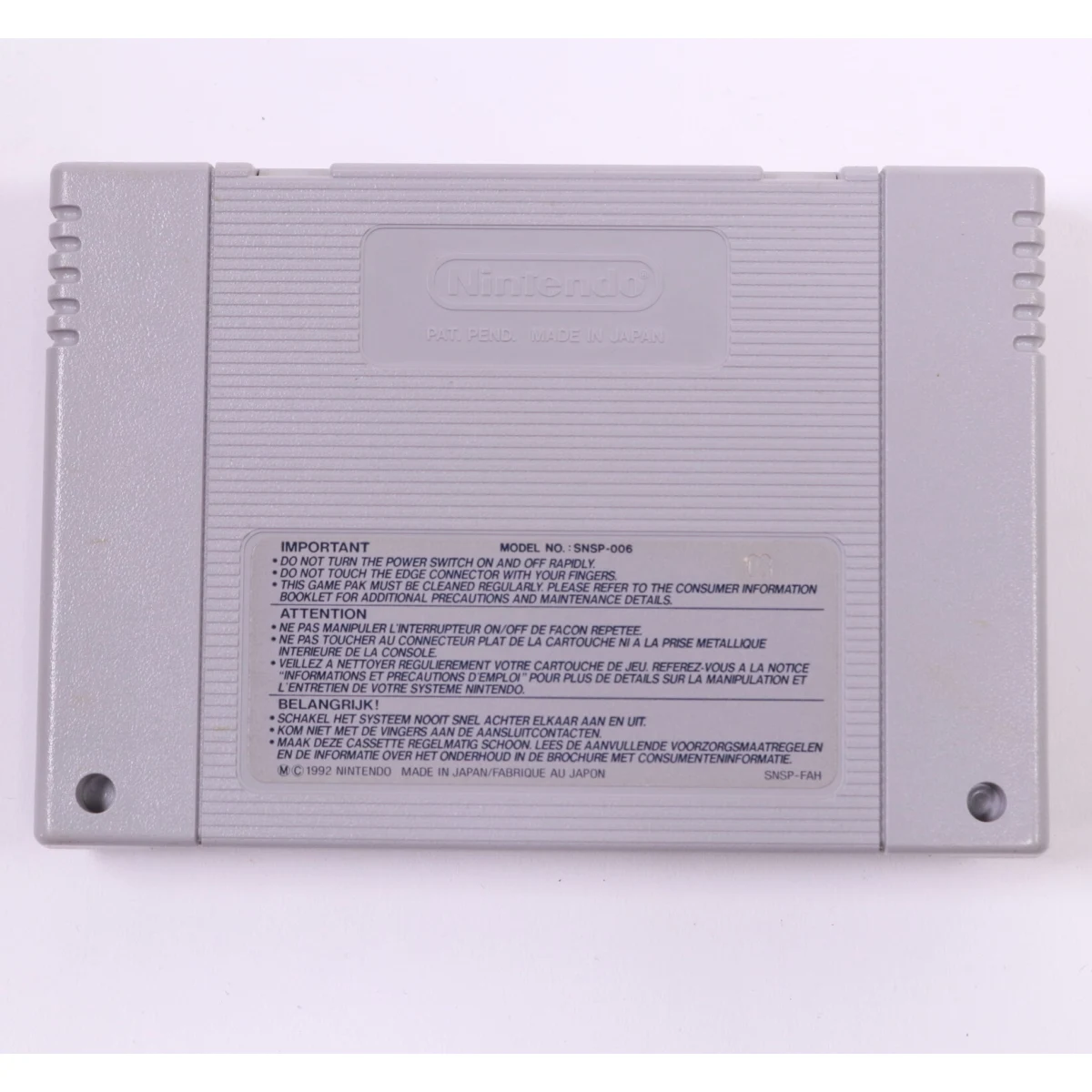 SNES - Les Schtroumpfs / The Smurfs - Infogrames - productfoto 2