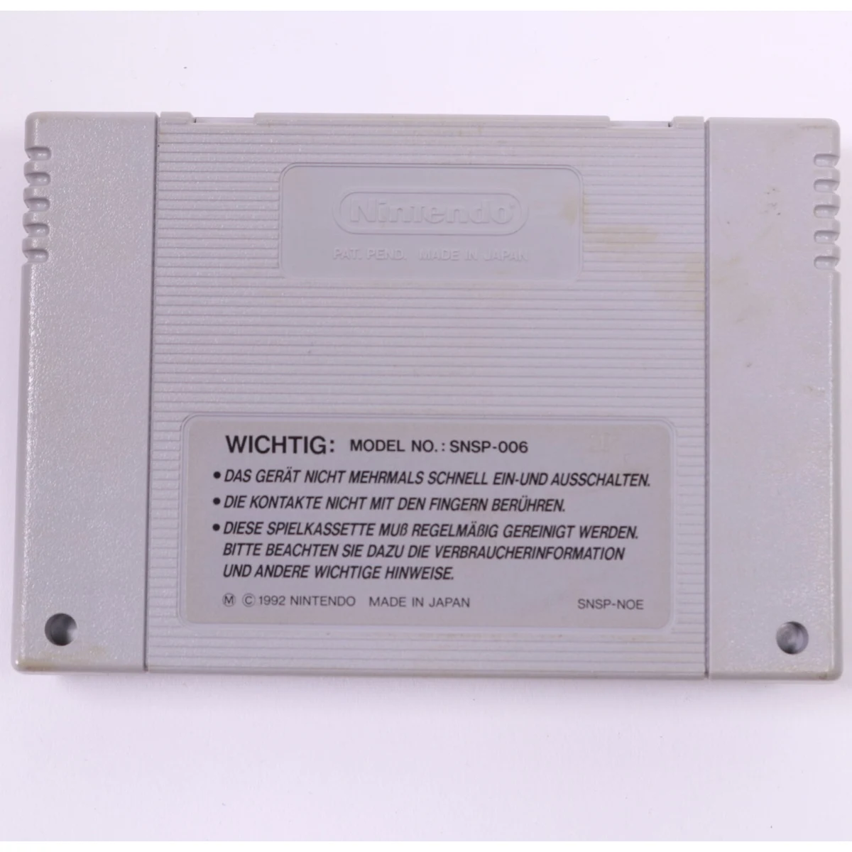 SNES - Rival Turf - Jaleco - productfoto 2