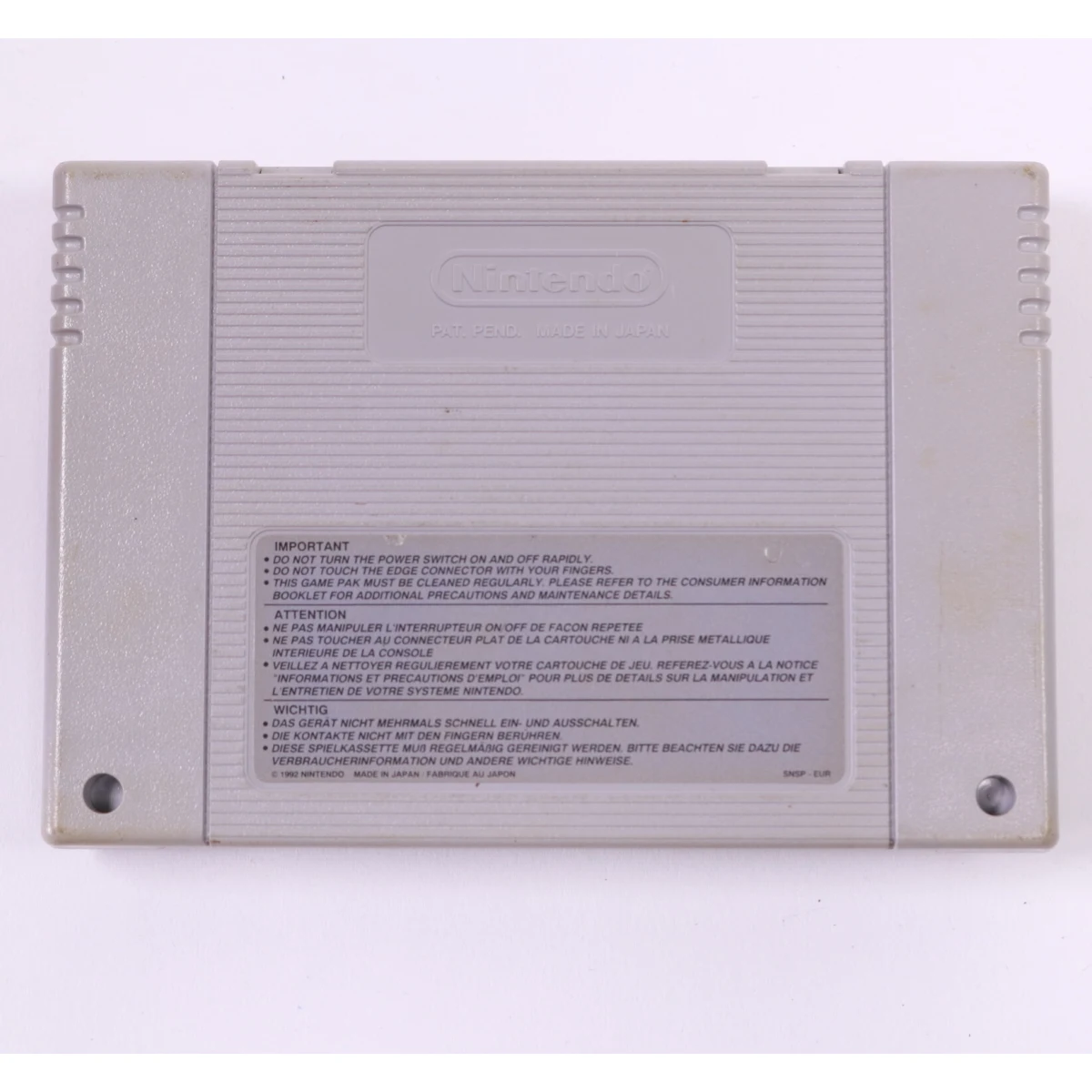 SNES - Vortex - Argonaut Games - productfoto 2