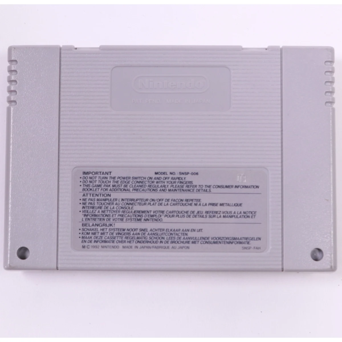 SNES - Tintin in Tibet - Infogrames - productfoto 2