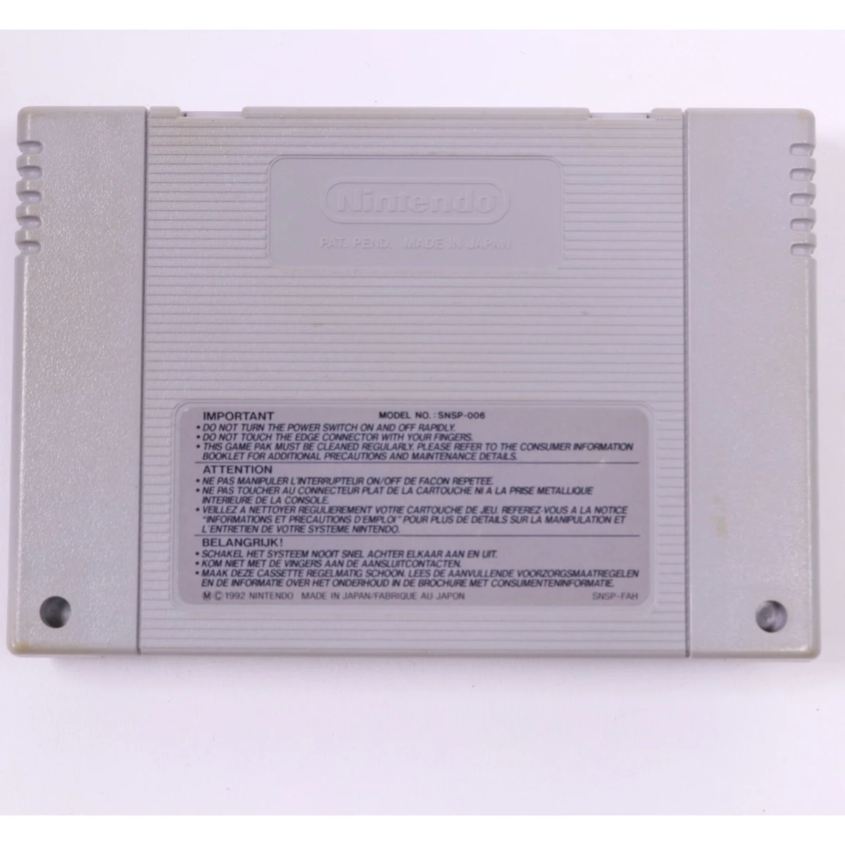 SNES - Super R-Type - Irem - productfoto 2