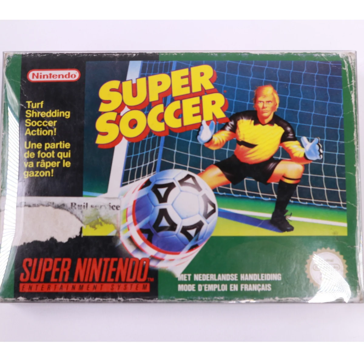 SNES - Super Soccer - Boxed CIB - Nintendo - productfoto 2