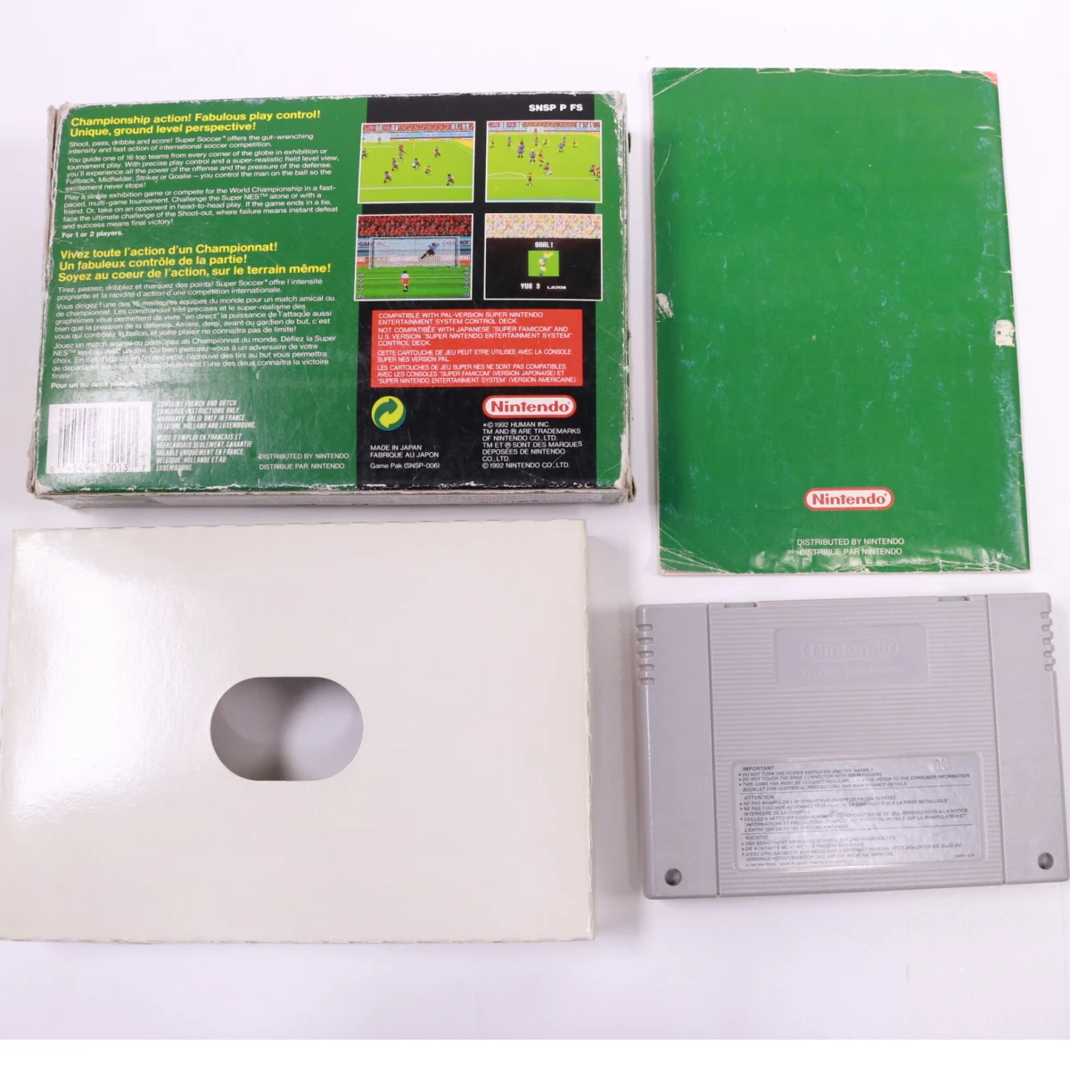 SNES - Super Soccer - Boxed CIB - Nintendo - productfoto 3