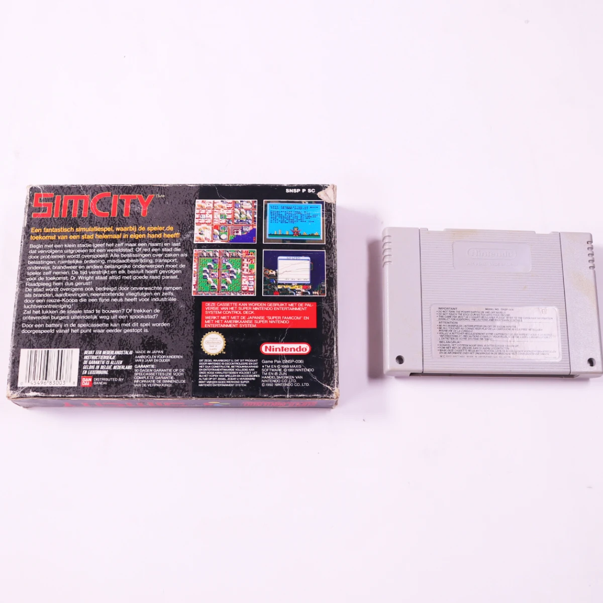 SNES - SimCity - Boxed - Nintendo - productfoto 2