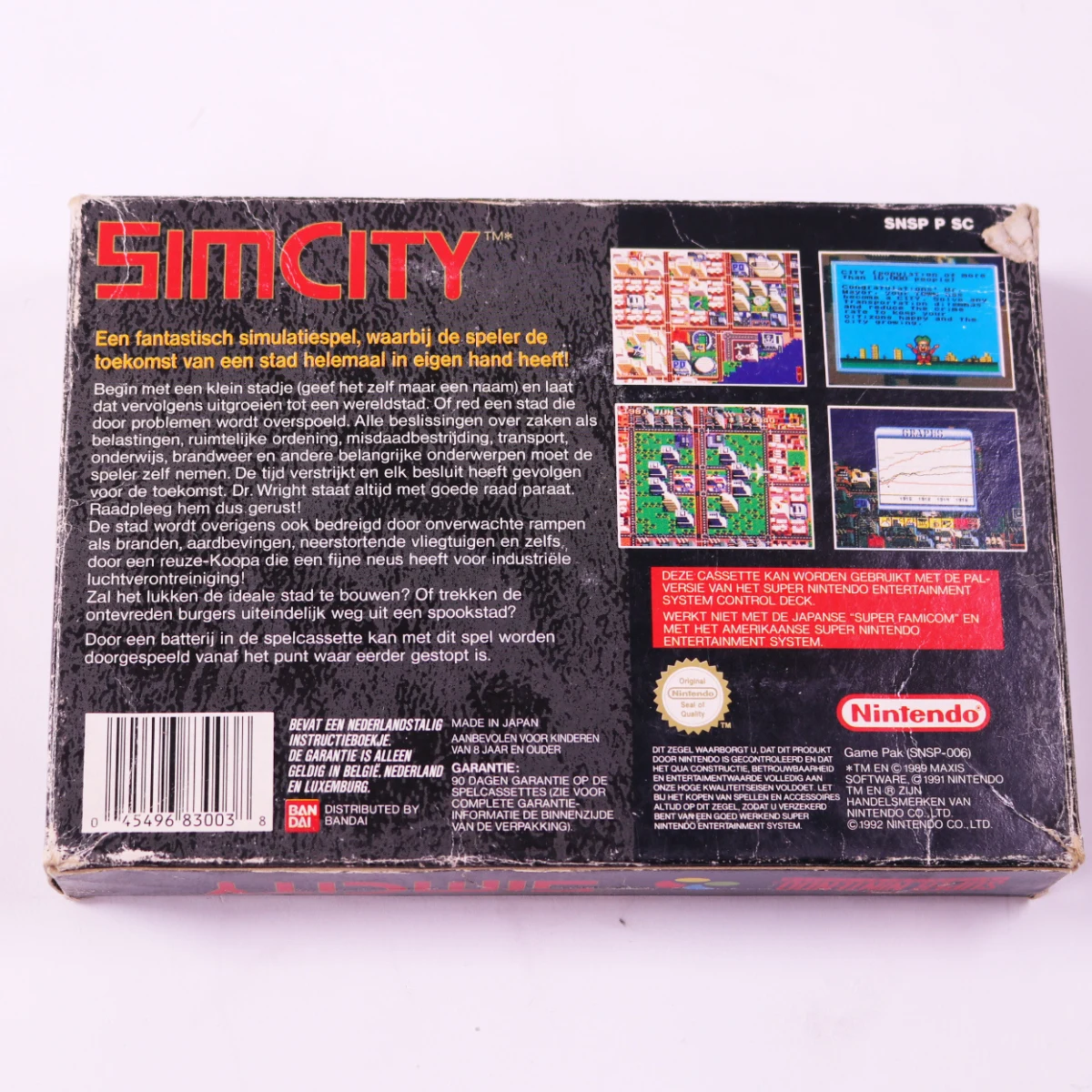 SNES - SimCity - Boxed - Nintendo - productfoto 4