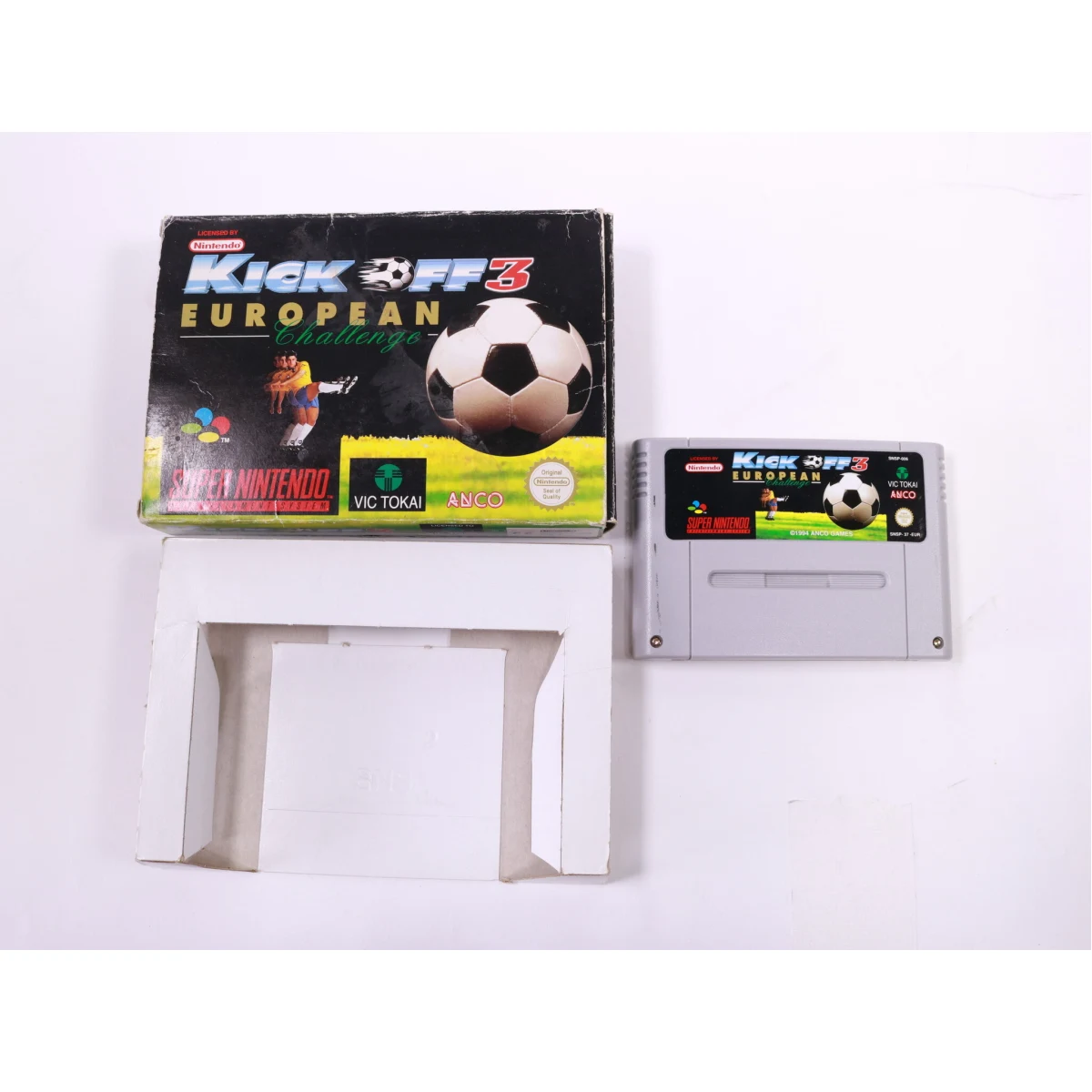 SNES - Kick Off 3 - Boxed