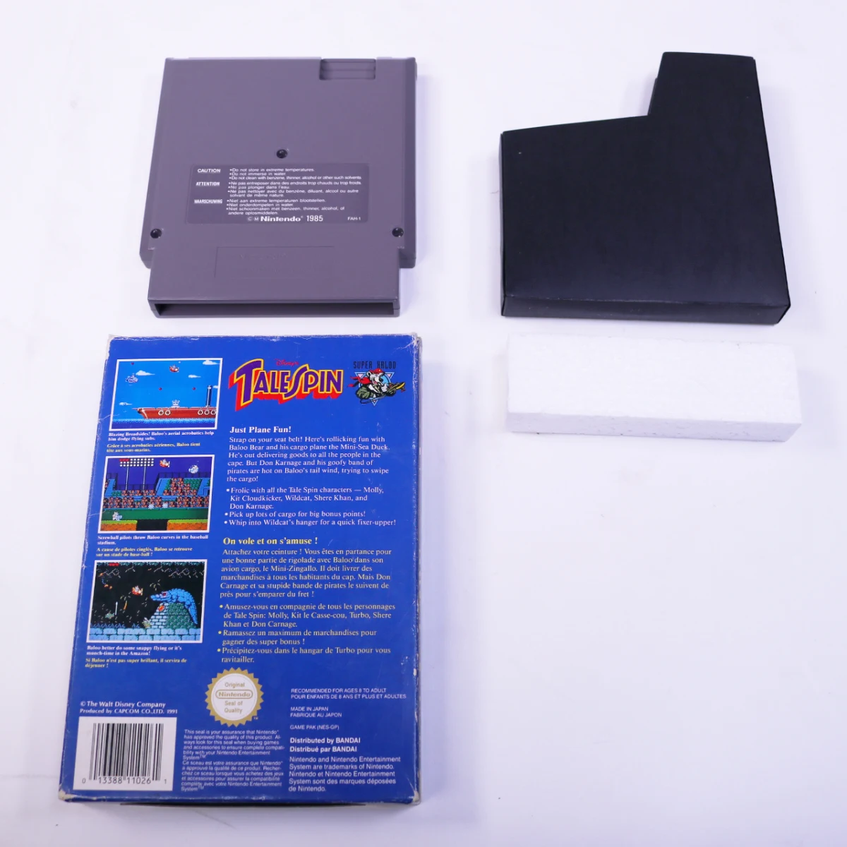 NES - TaleSpin - Boxed - Capcom - productfoto 2