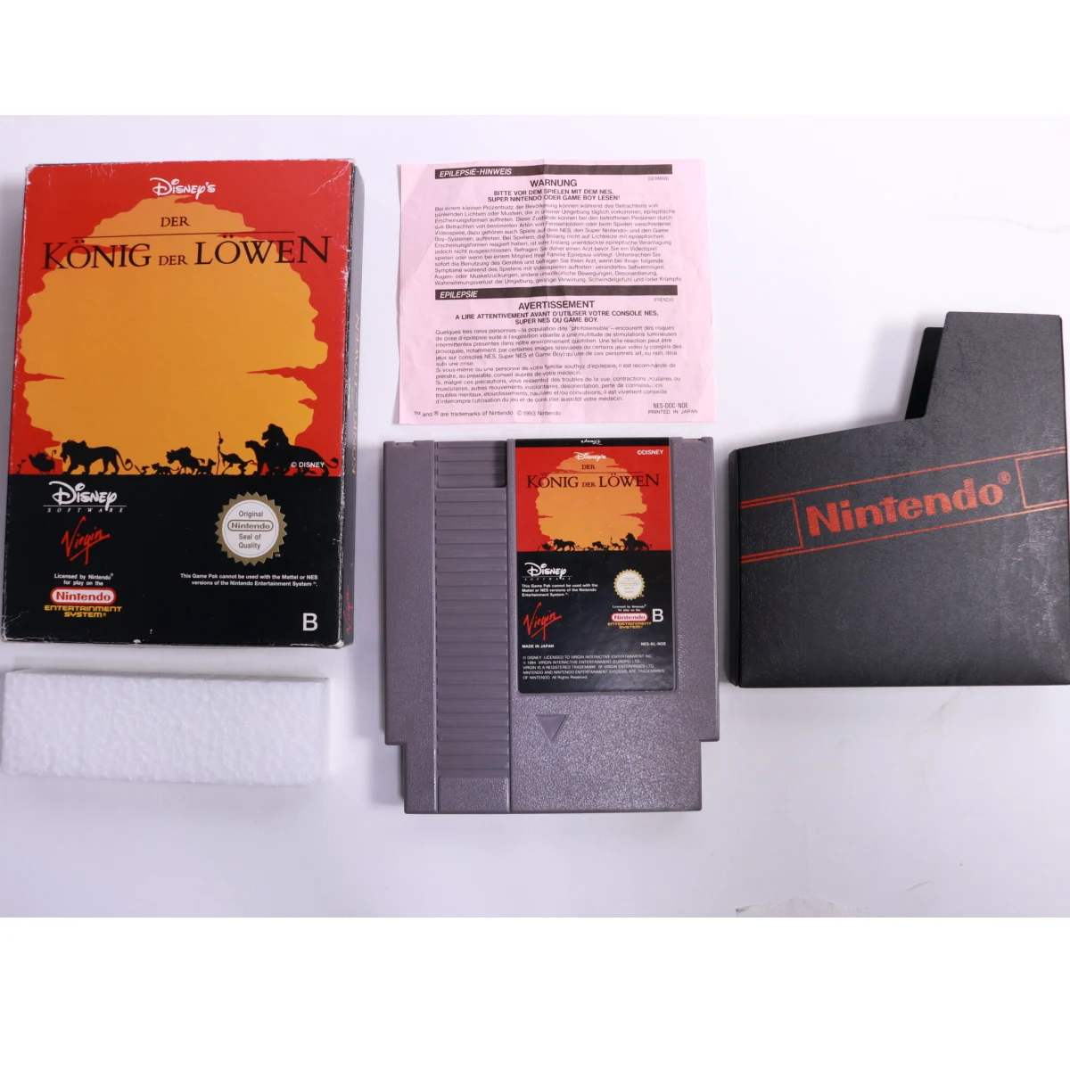 NES - Lion King / Der König Der Löwen - Boxed