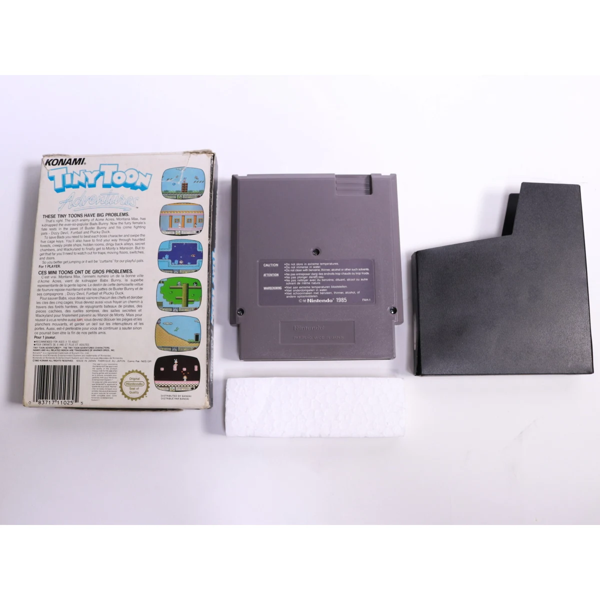 NES - Tiny Toon Adventures - Boxed - Konami - productfoto 2