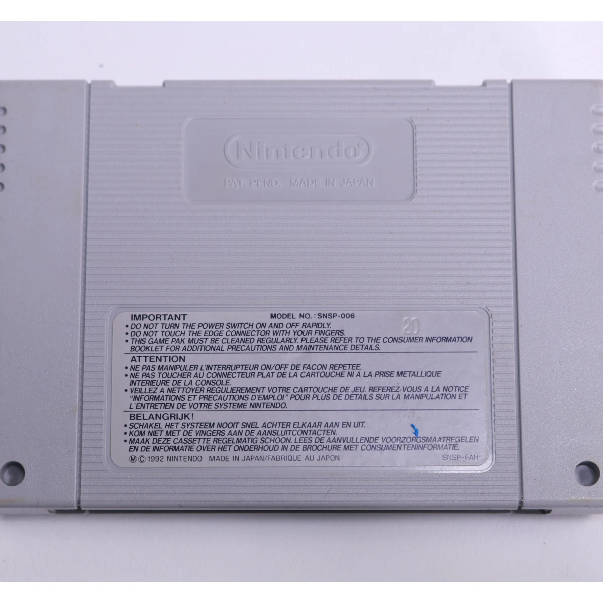 SNES - On The Ball - Taito - productfoto 2