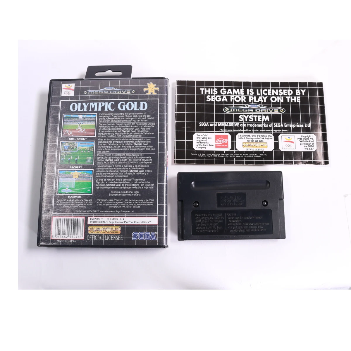SEGA Mega Drive - Olympic Gold - Sega - productfoto 2