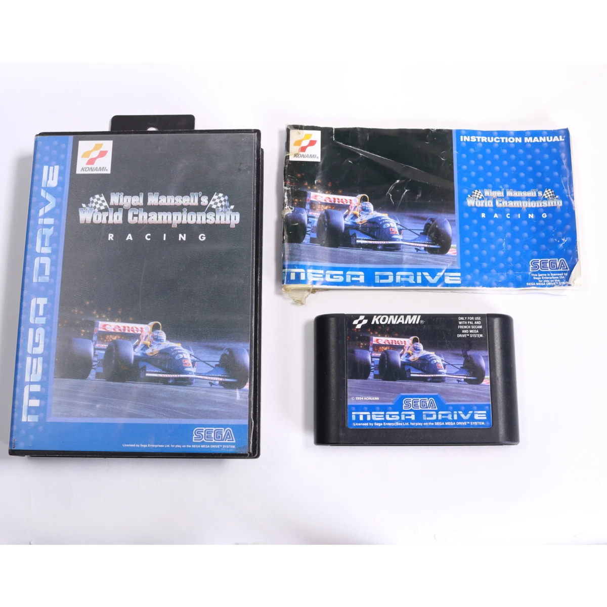 SEGA Mega Drive - Nigel Mansell's World Championship Racing