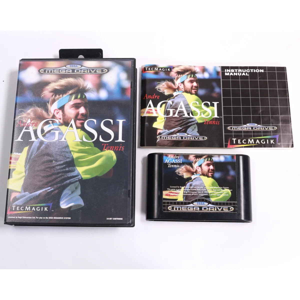 SEGA Mega Drive - Andre Agassi Tennis