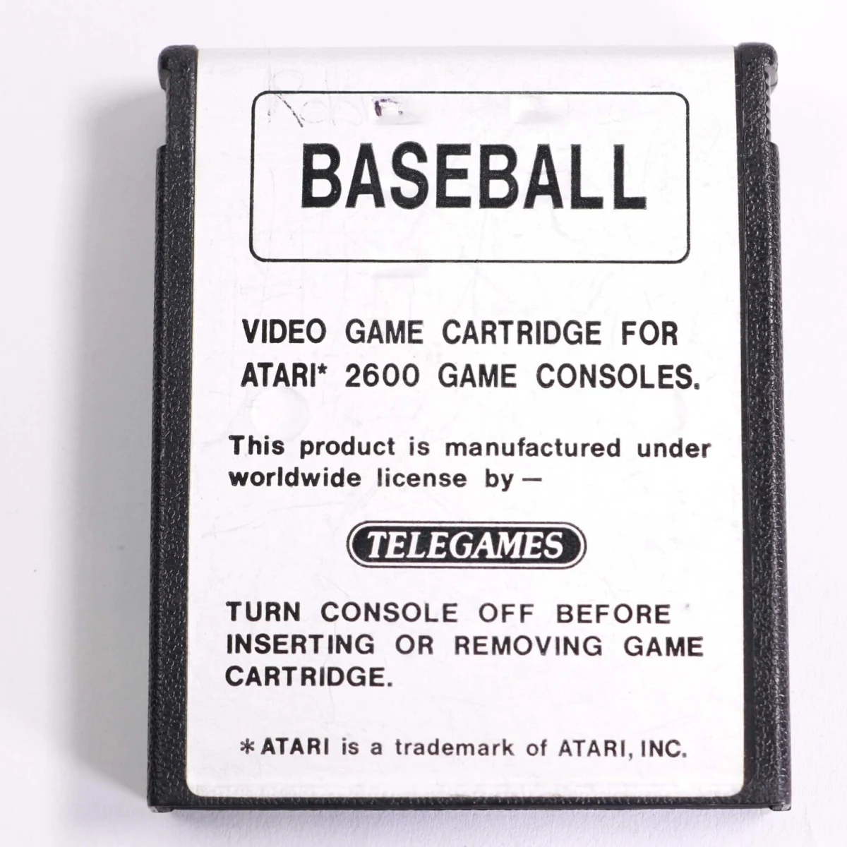 Atari 2600 - Pete Rose Baseball