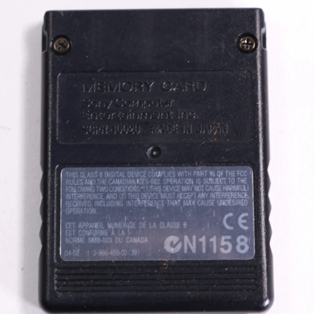 Playstation 2 - 8 MB Memory Card - Origineel (Zwart) - Sony - productfoto 2