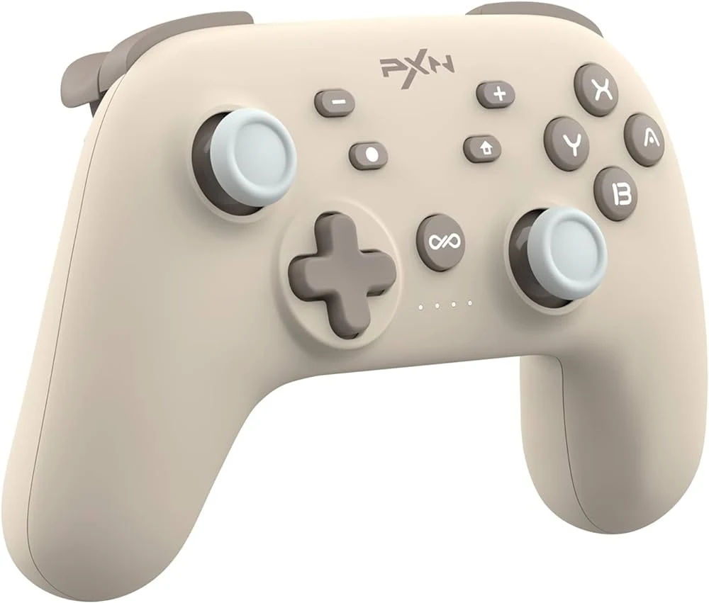 P50 - Controller Switch Nintendo - Draadloos - PC en iOS16 - Draadloze Controller - Beige
