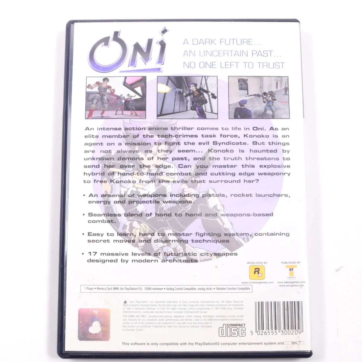 Playstation 2 - Oni - PlayStation - productfoto 2