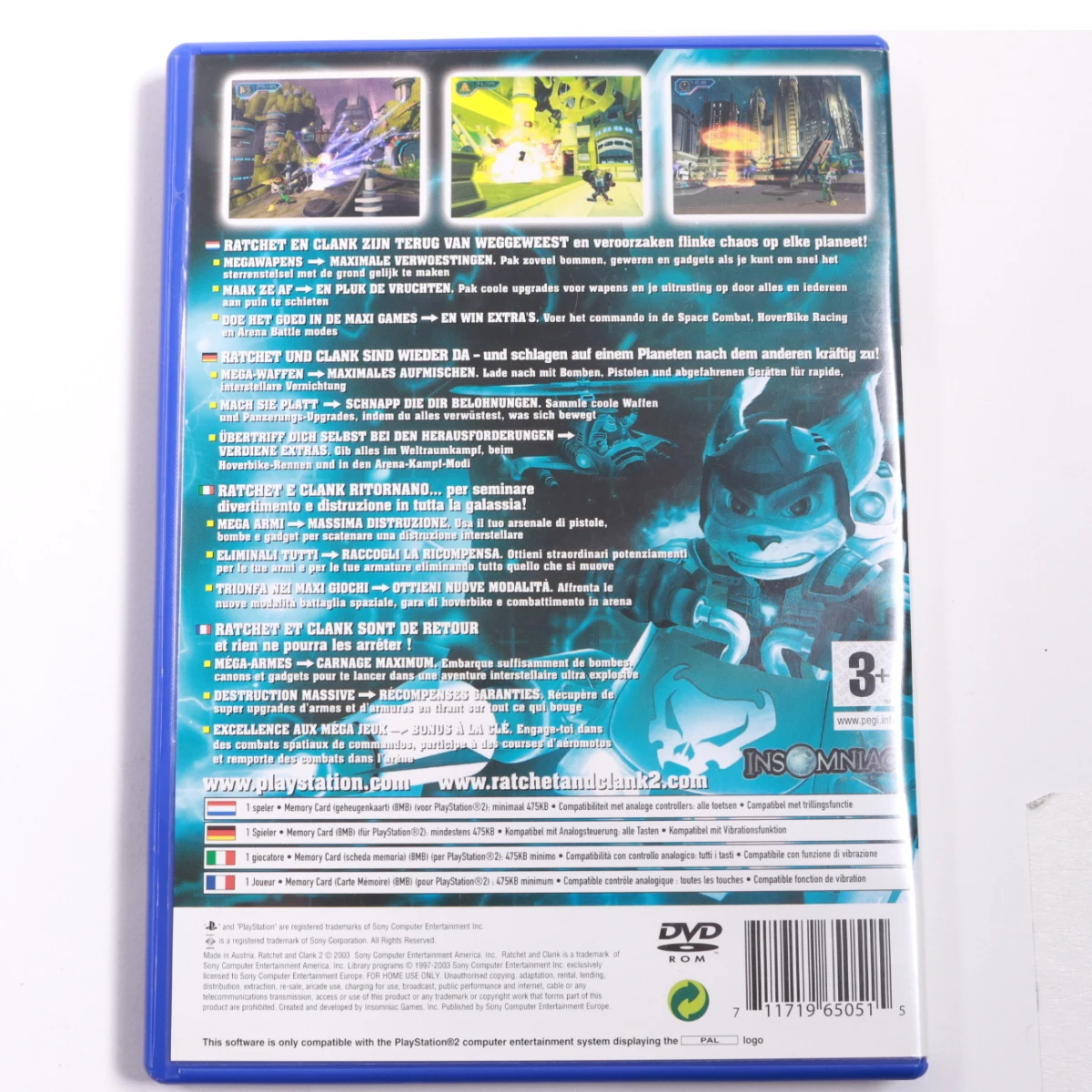 Playstation 2 - Ratchet & Clank 2 - PlayStation - productfoto 2