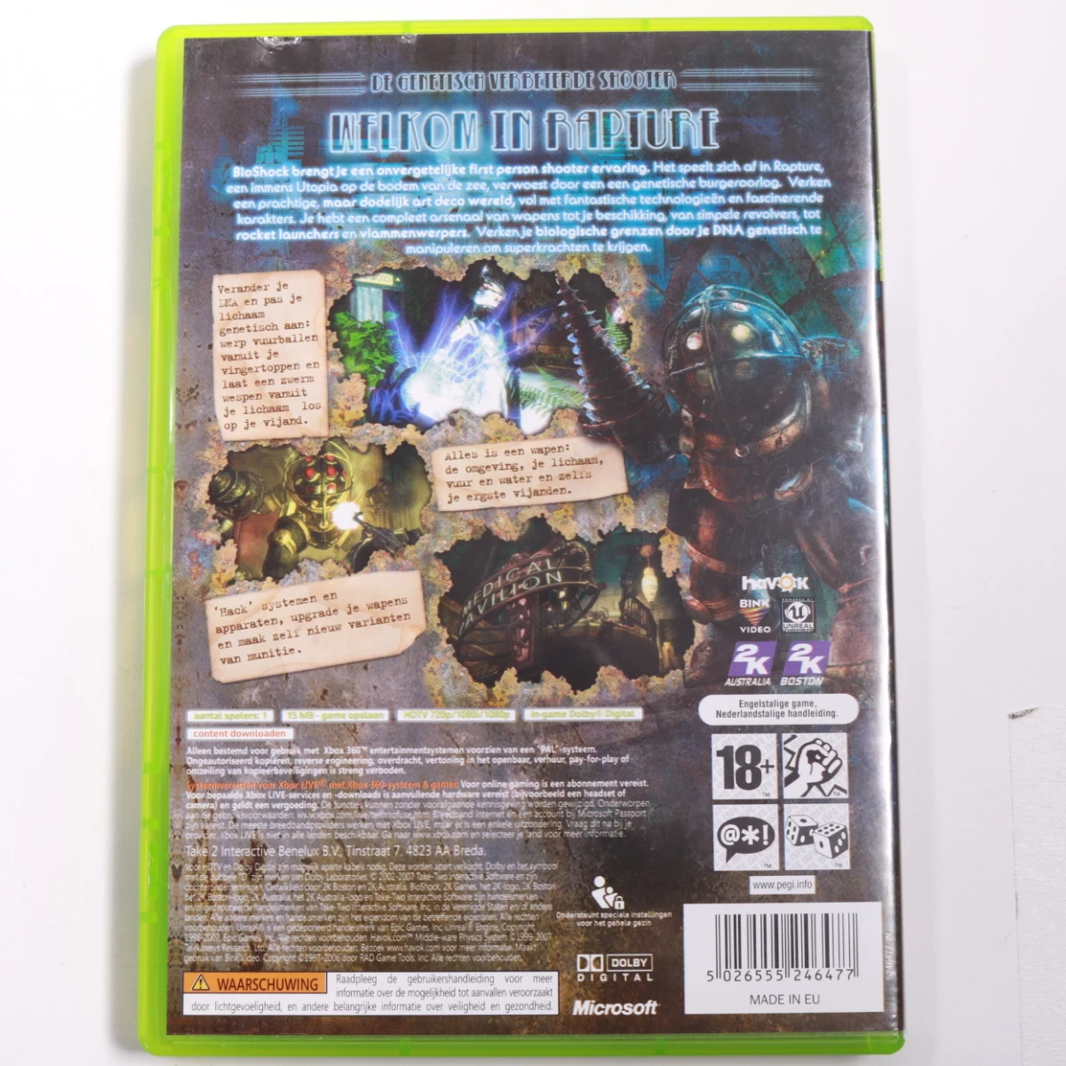 Xbox 360 - BioShock - Irrational Games - productfoto 2
