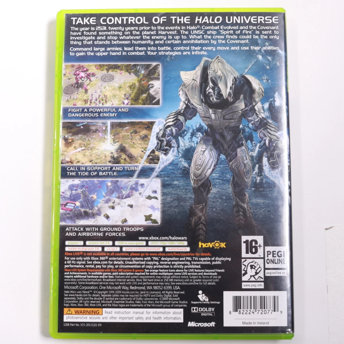 Xbox 360 - Halo Wars - Ensemble Studios - productfoto 2