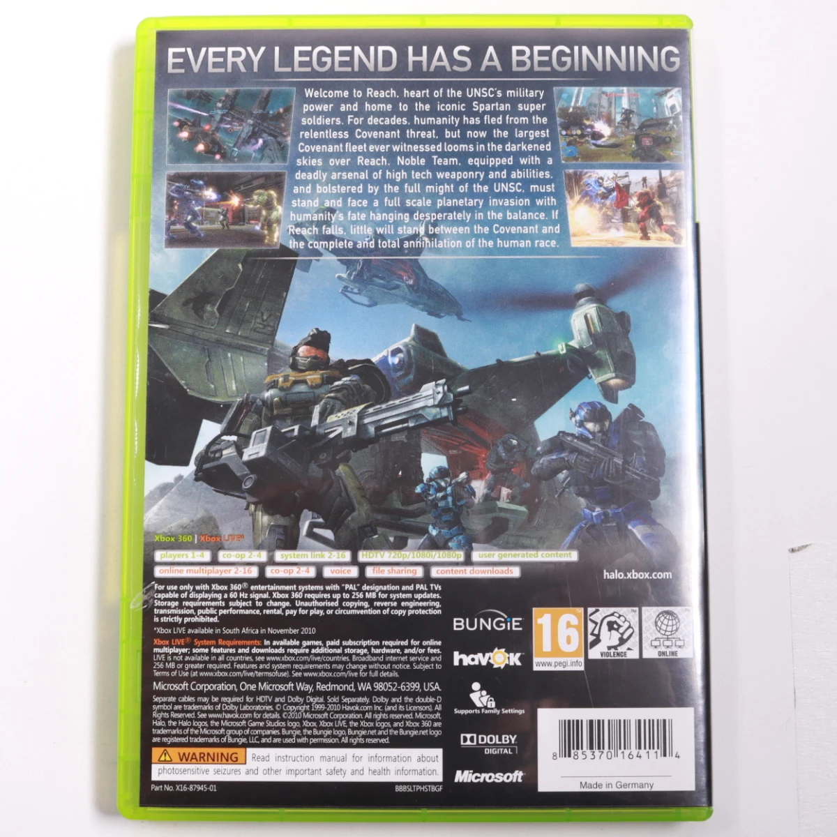 Xbox 360 - Halo: Reach - Bungie - productfoto 2