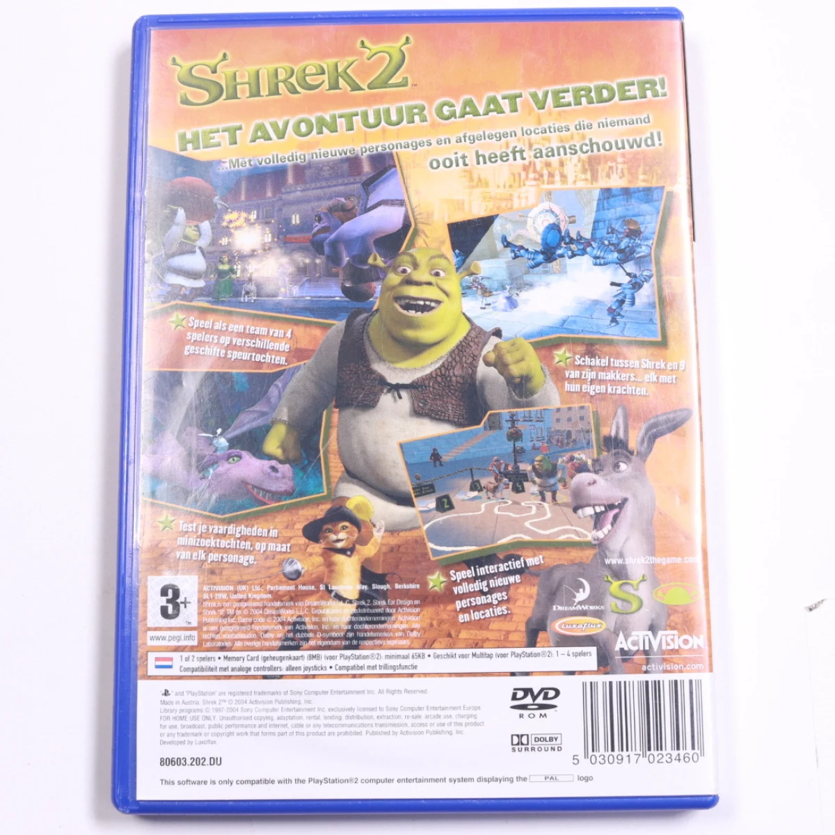 Playstation 2 - Shrek 2 - Activision - productfoto 2