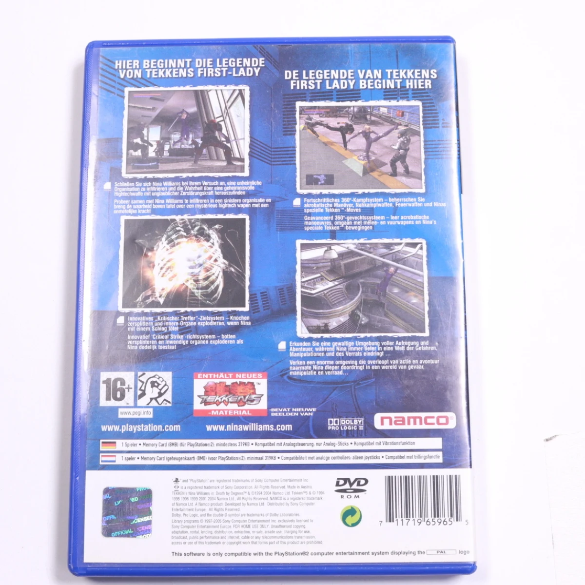 Playstation 2 - Death By Degrees - PlayStation - productfoto 2