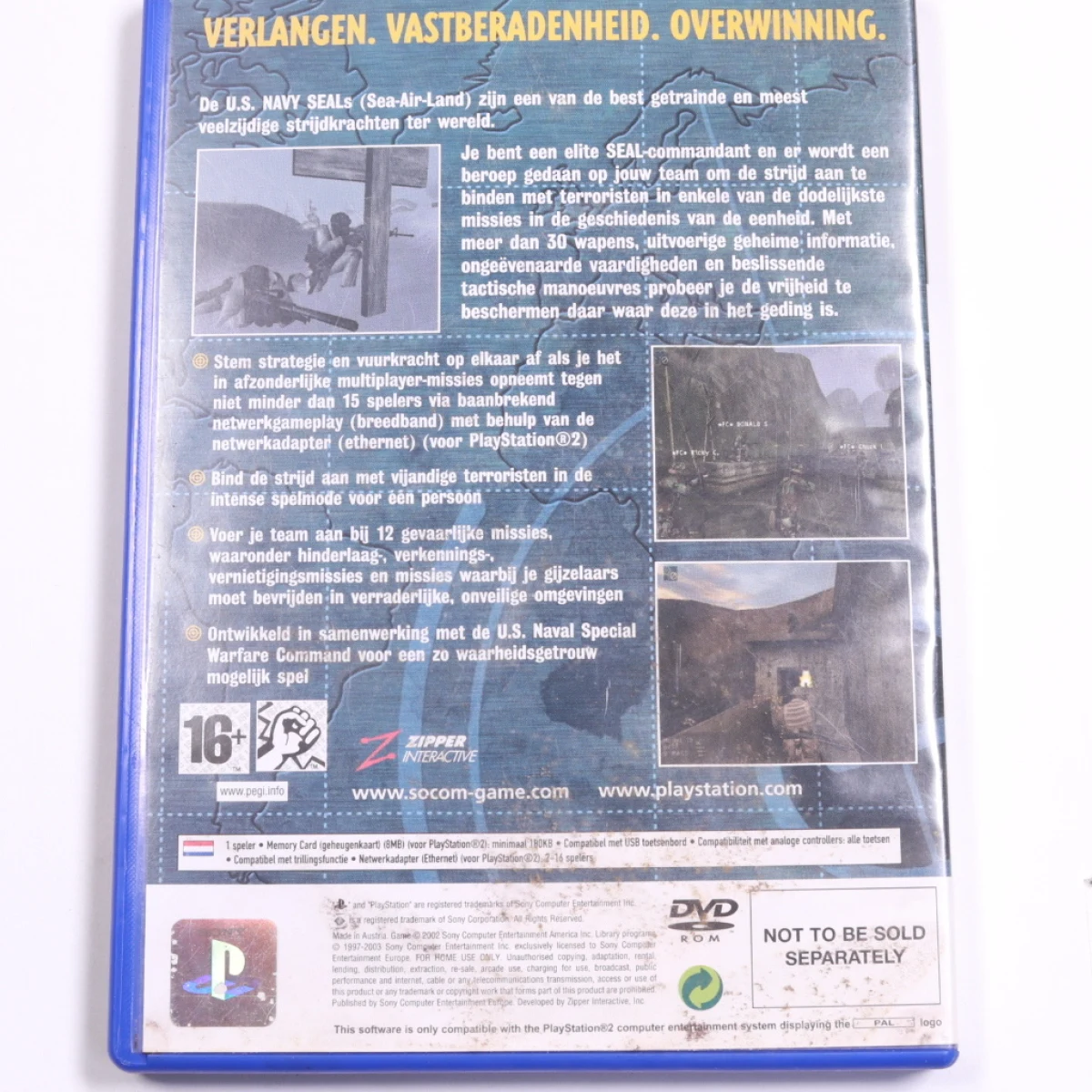 Playstation 2 - SOCOM: U.S. Navy SEALs - Zipper Interactive - productfoto 2