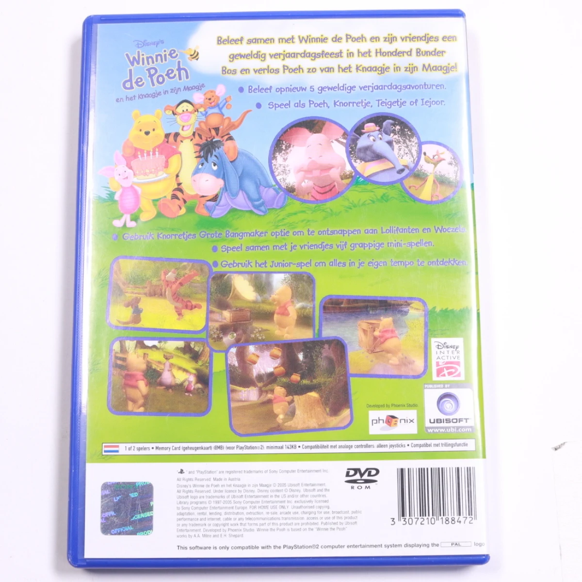 PlayStation 2 - Winnie the Pooh's Rumbly Tumbly Adventure - Ubisoft - productfoto 2