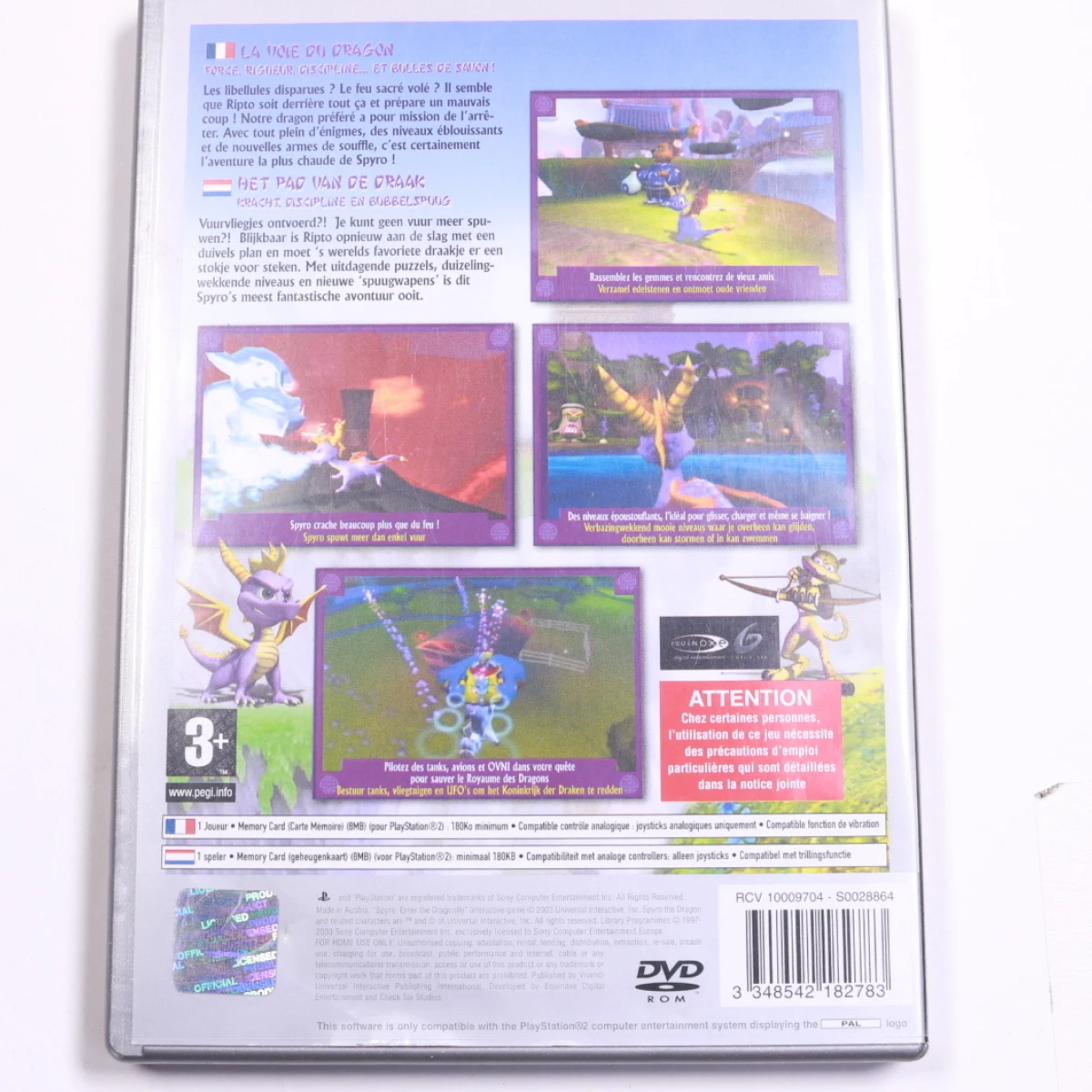 Playstation 2 - Spyro: Enter The Dragonfly [Platinum] - Equinox Digital Entertainment - productfoto 2