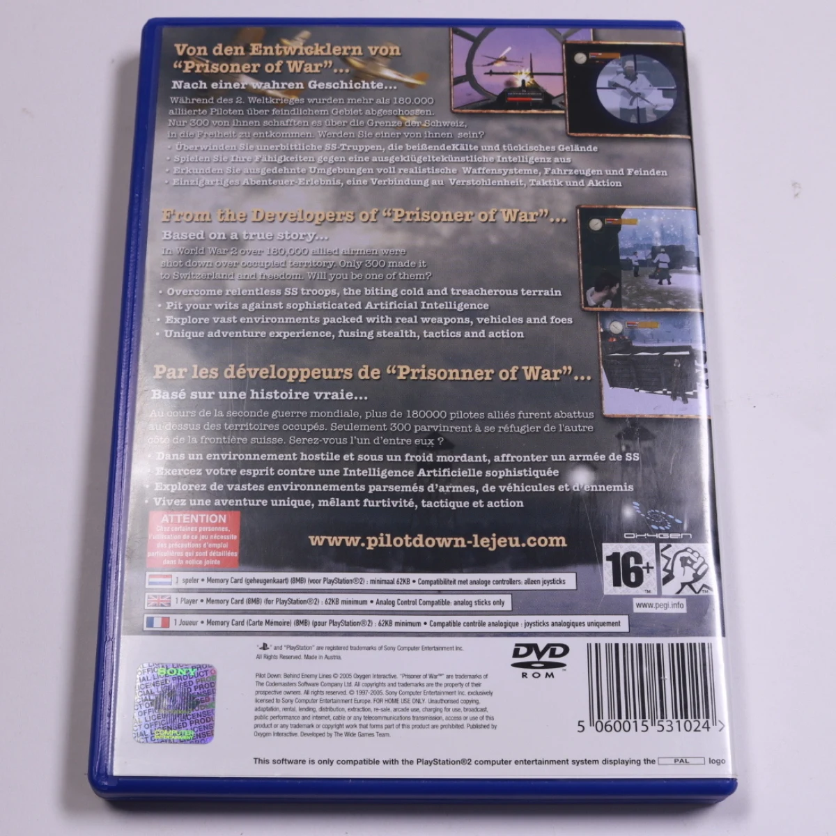 Playstation 2 - Pilot Down: Behind Enemy Lines - Kuju Entertainment - productfoto 2