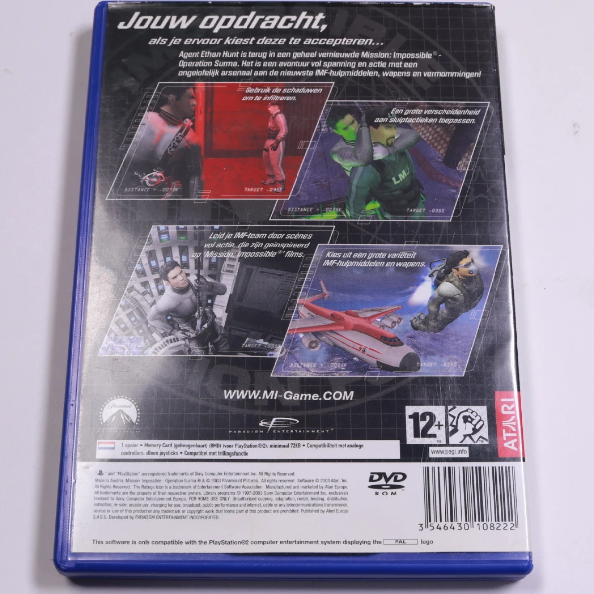 Playstation 2 - Mission: Impossible - Operation Surma - Atari - productfoto 2